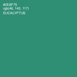 #2E8F75 - Eucalyptus Color Image