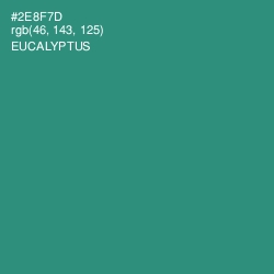 #2E8F7D - Eucalyptus Color Image