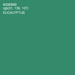 #338B6B - Eucalyptus Color Image