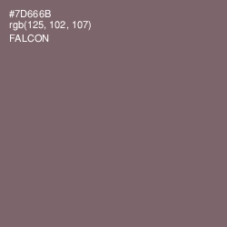 #7D666B - Falcon Color Image