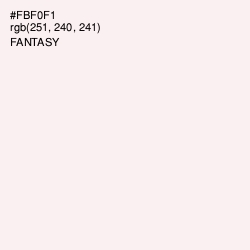 #FBF0F1 - Fantasy Color Image