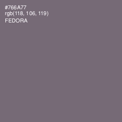 #766A77 - Fedora Color Image