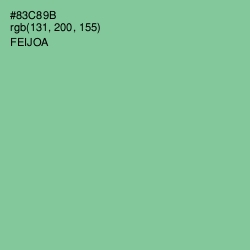 #83C89B - Feijoa Color Image