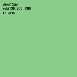 #8ACD8A - Feijoa Color Image