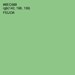 #8EC688 - Feijoa Color Image