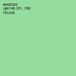 #94DD9E - Feijoa Color Image