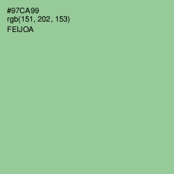 #97CA99 - Feijoa Color Image
