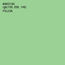 #9BD195 - Feijoa Color Image