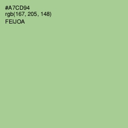 #A7CD94 - Feijoa Color Image