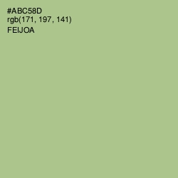 #ABC58D - Feijoa Color Image
