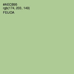 #AECB95 - Feijoa Color Image