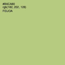 #B6CA80 - Feijoa Color Image