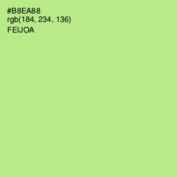 #B8EA88 - Feijoa Color Image