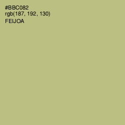 #BBC082 - Feijoa Color Image