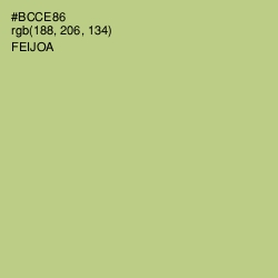 #BCCE86 - Feijoa Color Image
