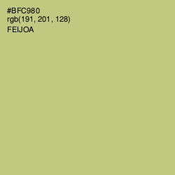 #BFC980 - Feijoa Color Image