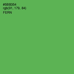 #5BB354 - Fern Color Image