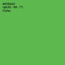 #5DB94D - Fern Color Image