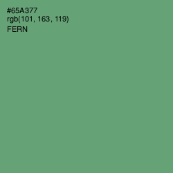 #65A377 - Fern Color Image
