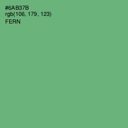 #6AB37B - Fern Color Image