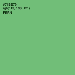 #71BE79 - Fern Color Image