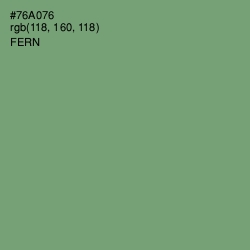 #76A076 - Fern Color Image