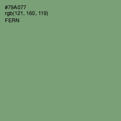 #79A077 - Fern Color Image