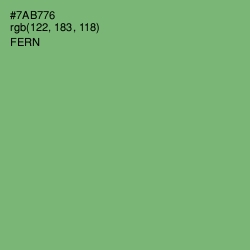 #7AB776 - Fern Color Image