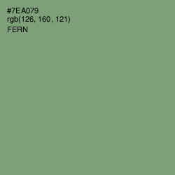 #7EA079 - Fern Color Image