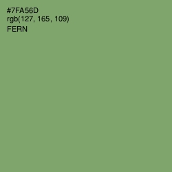 #7FA56D - Fern Color Image