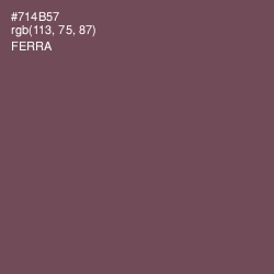 #714B57 - Ferra Color Image