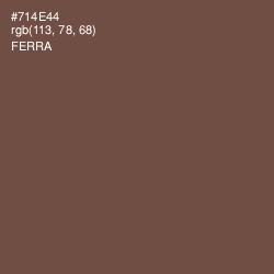 #714E44 - Ferra Color Image