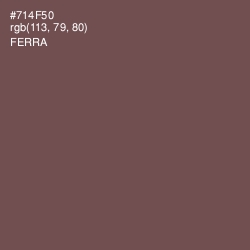 #714F50 - Ferra Color Image