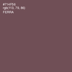 #714F56 - Ferra Color Image
