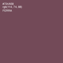 #724A58 - Ferra Color Image