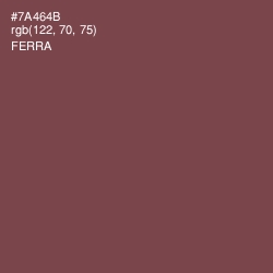 #7A464B - Ferra Color Image