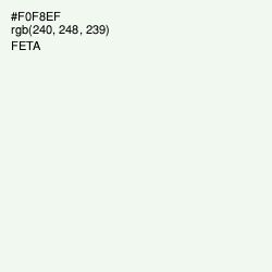 #F0F8EF - Feta Color Image