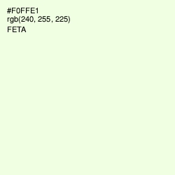 #F0FFE1 - Feta Color Image