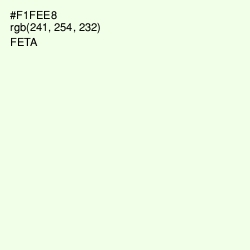 #F1FEE8 - Feta Color Image