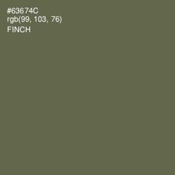 #63674C - Finch Color Image