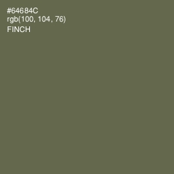 #64684C - Finch Color Image
