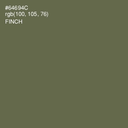 #64694C - Finch Color Image