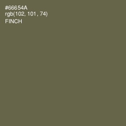 #66654A - Finch Color Image