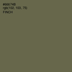 #66674B - Finch Color Image