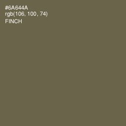 #6A644A - Finch Color Image