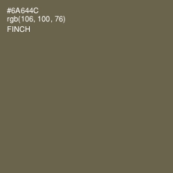 #6A644C - Finch Color Image