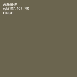 #6B654F - Finch Color Image