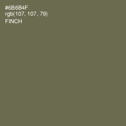 #6B6B4F - Finch Color Image