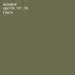 #6D6B4F - Finch Color Image