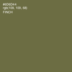 #6D6D44 - Finch Color Image